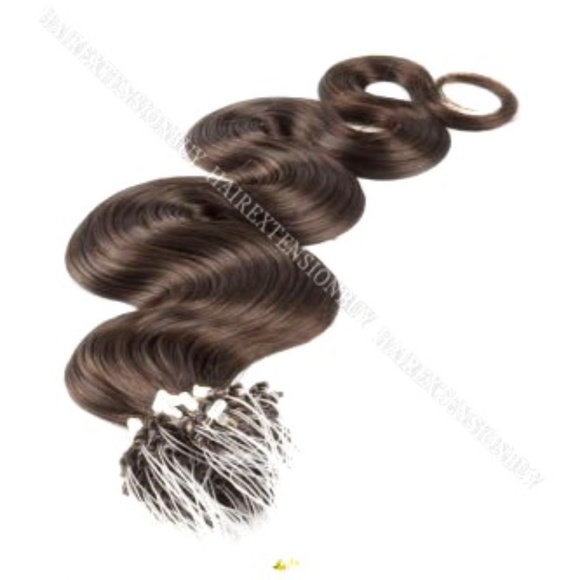 Body Wave Micro Loop Human Hair Extensions - Picture 1 of 8